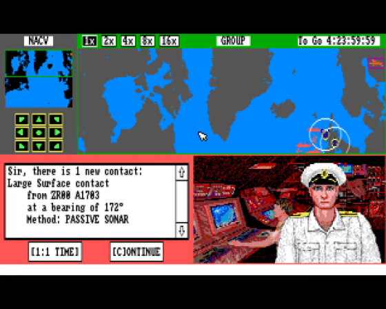 Harpoon Battleset 2: North Atlantic Convoys Screenshot 6 (Amiga 500)