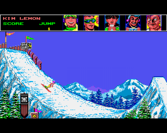 Ski Or Die Screenshot 6 (Amiga 500)