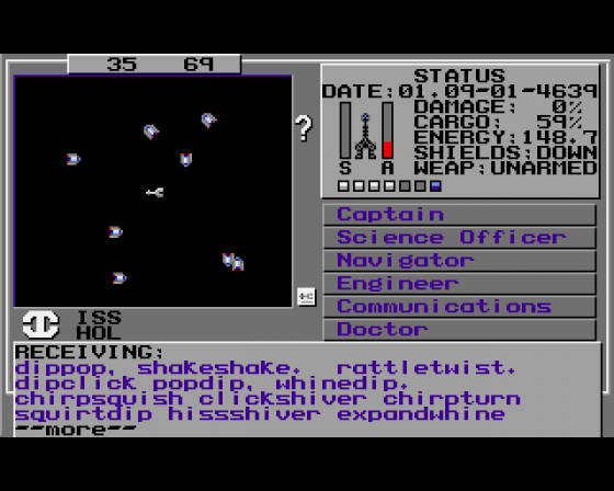 Star Flight 2: Trade Routes Of The Cloud Nebula Screenshot 5 (Amiga 500)