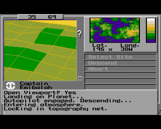 Star Flight 2: Trade Routes Of The Cloud Nebula Screenshot 6 (Amiga 500)