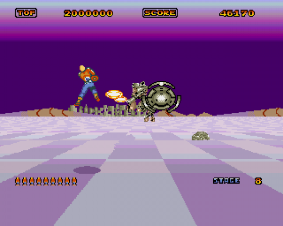 Space Harrier: Return to the Fantasy Zone Screenshot 5 (Amiga 500)