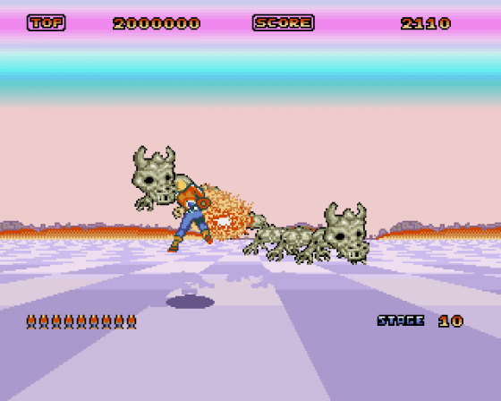 Space Harrier: Return to the Fantasy Zone Screenshot 6 (Amiga 500)
