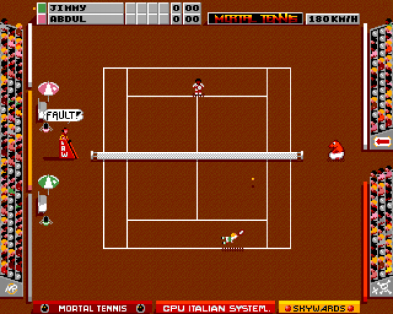 Mikro Mortal Tennis Screenshot 18 (Amiga 500)