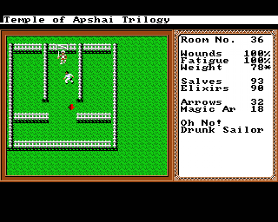 Temple of Apshai Trilogy Screenshot 28 (Amiga 500)