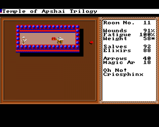 Temple of Apshai Trilogy Screenshot 36 (Amiga 500)