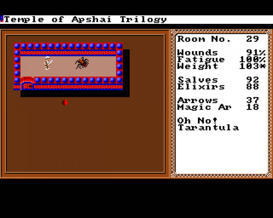 Temple of Apshai Trilogy Screenshot 39 (Amiga 500)