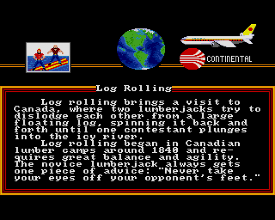 World Games Screenshot 10 (Amiga 500)