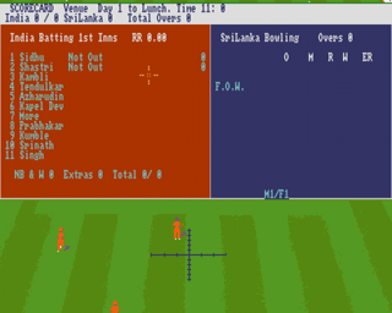 World Cup Cricket Masters Screenshot 10 (Amiga 500)