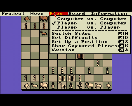 Distant Armies: A Playing History Of Chess Screenshot 10 (Amiga 500)