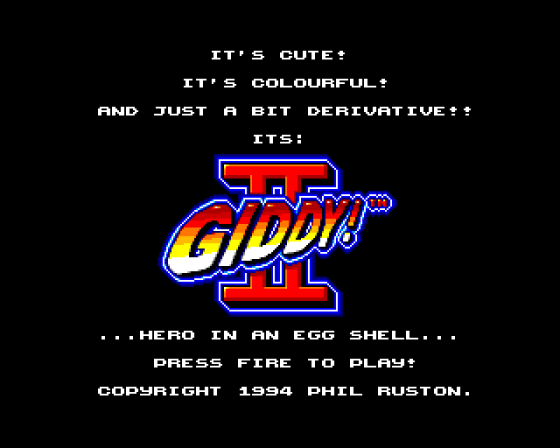 Giddy II: Hero in an Egg Shell