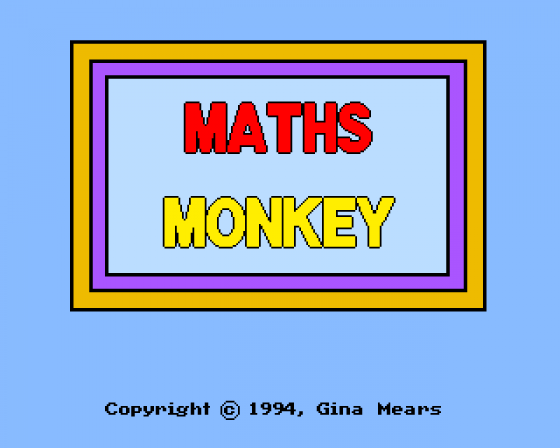 Maths Monkey