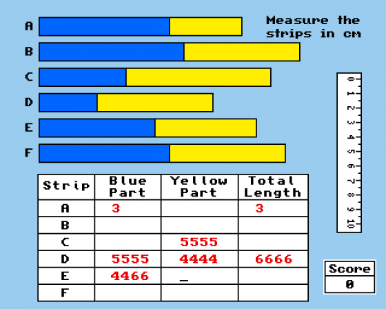 Maths Monkey Screenshot 9 (Amiga 500)