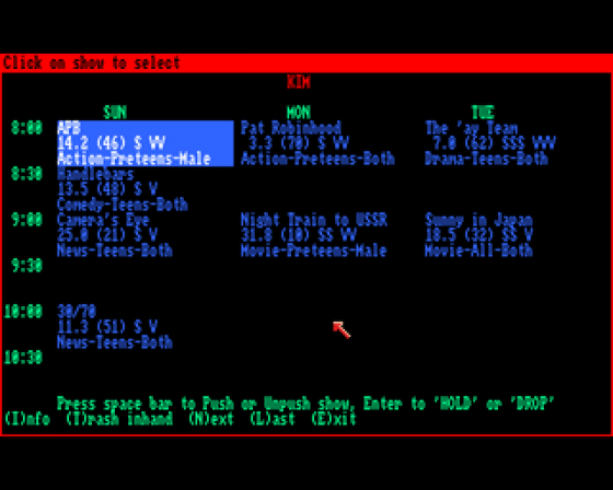 Prime Time Screenshot 11 (Amiga 500)