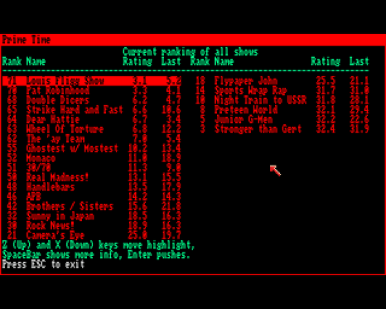 Prime Time Screenshot 13 (Amiga 500)