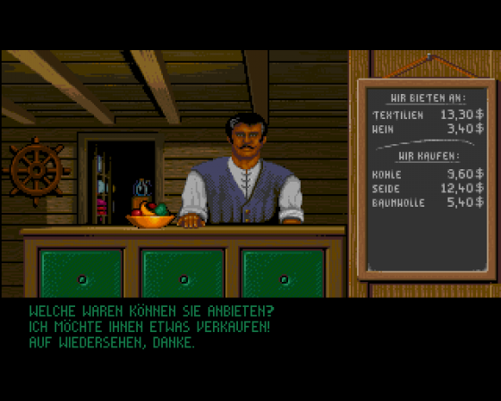 1869: Erlebte Geschichte Teil I Screenshot 10 (Amiga 500)