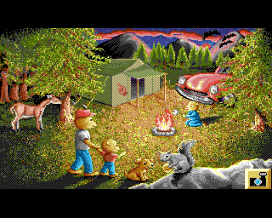 Barney Bear goes Camping Screenshot 6 (Amiga 500)