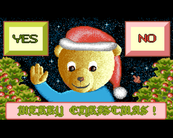 Barney Bear meets Santa Claus Screenshot 13 (Amiga 500)