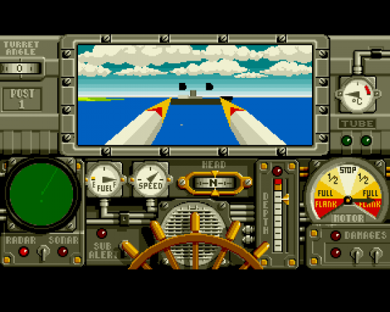 Advanced Destroyer Simulator Screenshot 10 (Amiga 500)