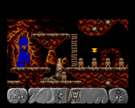 Humans II: The Jurassic Levels Screenshot 15 (Amiga 500)