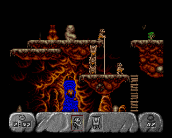 Humans II: The Jurassic Levels Screenshot 19 (Amiga 500)