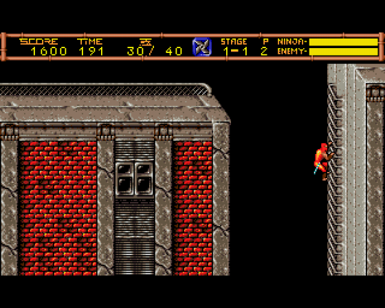 Ninja Gaiden II: The Dark Sword of Chaos Screenshot 6 (Amiga 500)