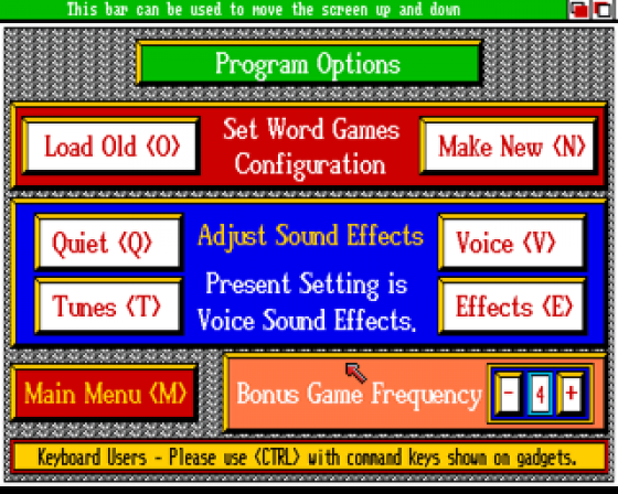 Words and Numbers Screenshot 10 (Amiga 500)