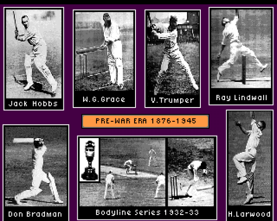 ITS Cricket: International Test Series (1995 Edition) Screenshot 5 (Amiga 500)
