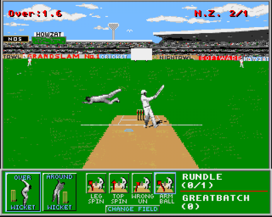 ITS Cricket: International Test Series (1995 Edition) Screenshot 19 (Amiga 500)