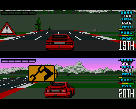 Lotus Esprit Turbo Challenge Screenshot 5 (Amiga 500)