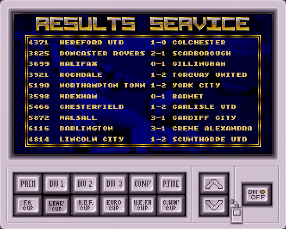 Premier Manager Screenshot 11 (Amiga 500)