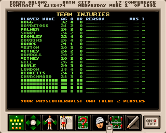 Premier Manager Screenshot 31 (Amiga 500)