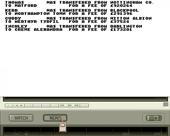 Premier Manager Screenshot 37 (Amiga 500)