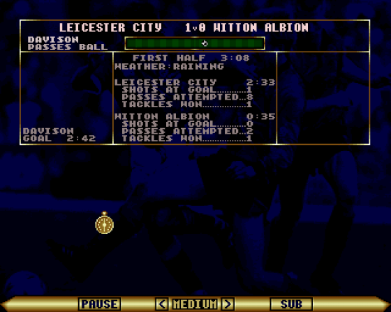 Premier Manager II Screenshot 12 (Amiga 500)