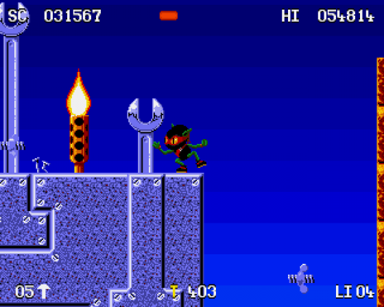 Zool: Ninja Of The ''Nth'' Dimension Screenshot 16 (Amiga 500)