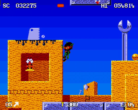 Zool: Ninja Of The ''Nth'' Dimension Screenshot 17 (Amiga 500)