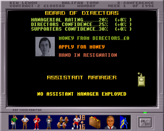 Premier Manager 3 Screenshot 7 (Amiga 500)