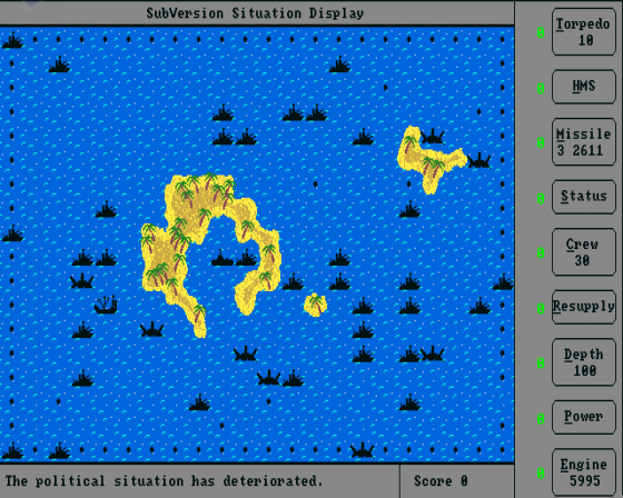 Subversion Screenshot 1 (Amiga 500)