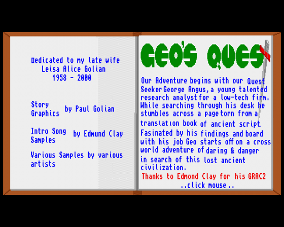 Geo's Quest