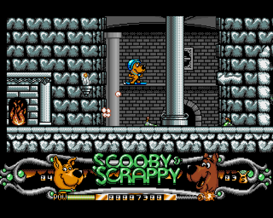 Scooby Doo And Scrappy Doo Screenshot 26 (Amiga 500)