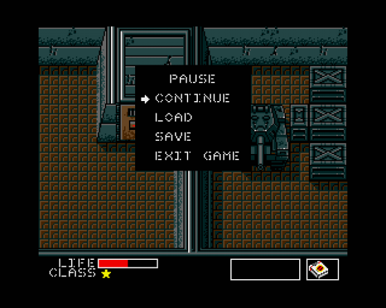 Metal Gear Screenshot 7 (Amiga 500)