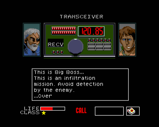 Metal Gear Screenshot 8 (Amiga 500)