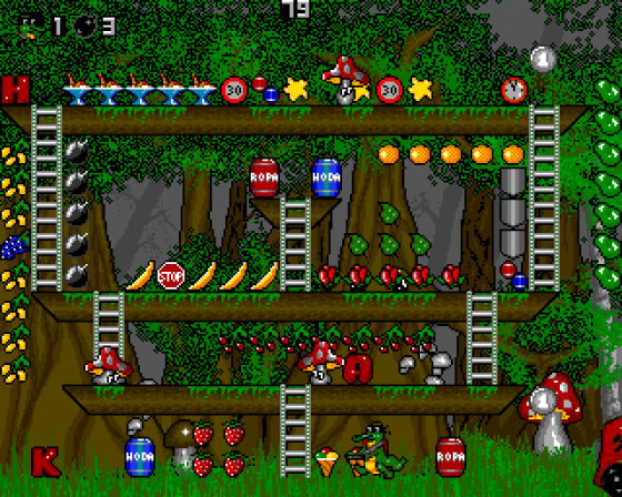 Draggy and Croco Screenshot 5 (Amiga 500)