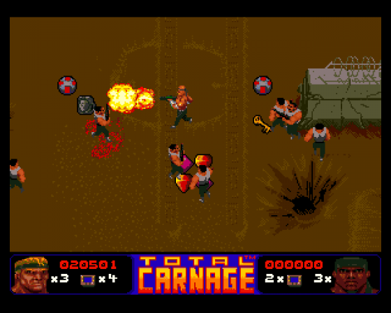 Total Carnage Screenshot 5 (Amiga 500)