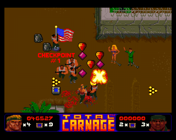 Total Carnage Screenshot 10 (Amiga 500)