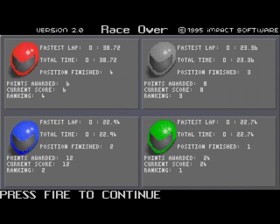 HypeRace v2.0 Screenshot 8 (Amiga 500)