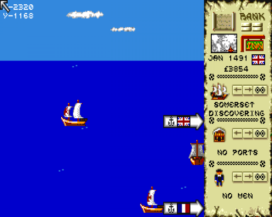 Discovery In The Steps Of Columbus Screenshot 11 (Amiga 500)