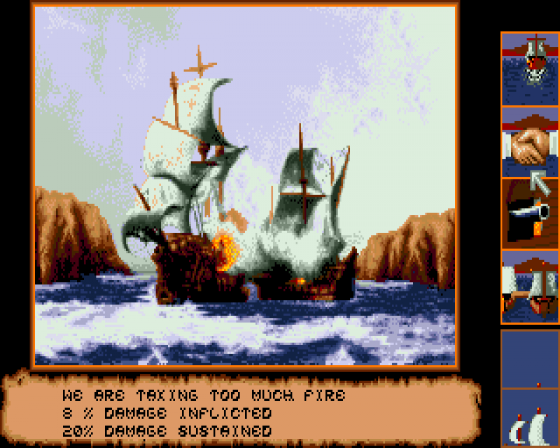 Discovery In The Steps Of Columbus Screenshot 17 (Amiga 500)