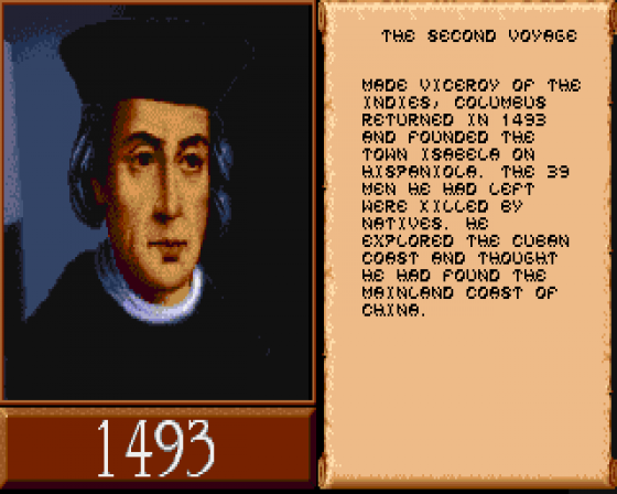 Discovery In The Steps Of Columbus Screenshot 19 (Amiga 500)