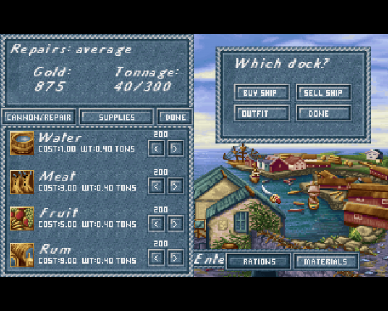 High Seas Trader Screenshot 7 (Amiga 500)