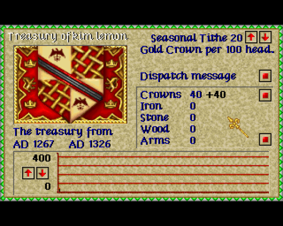 Lords of the Realm Screenshot 5 (Amiga 500)